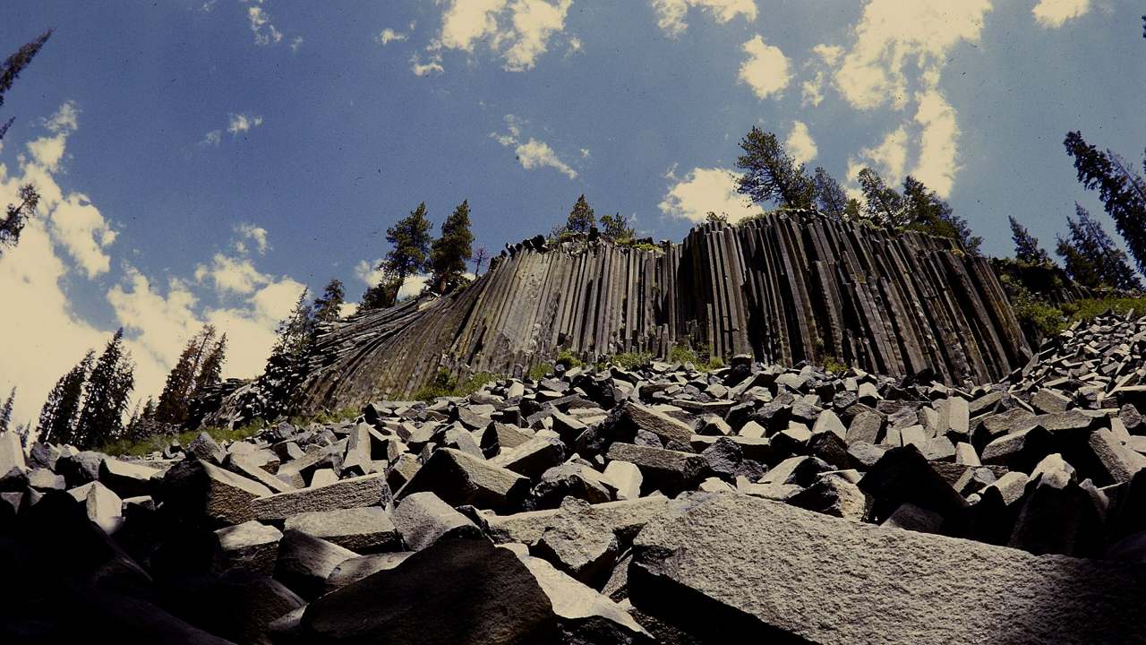 Devils Postpile National Monument landscape