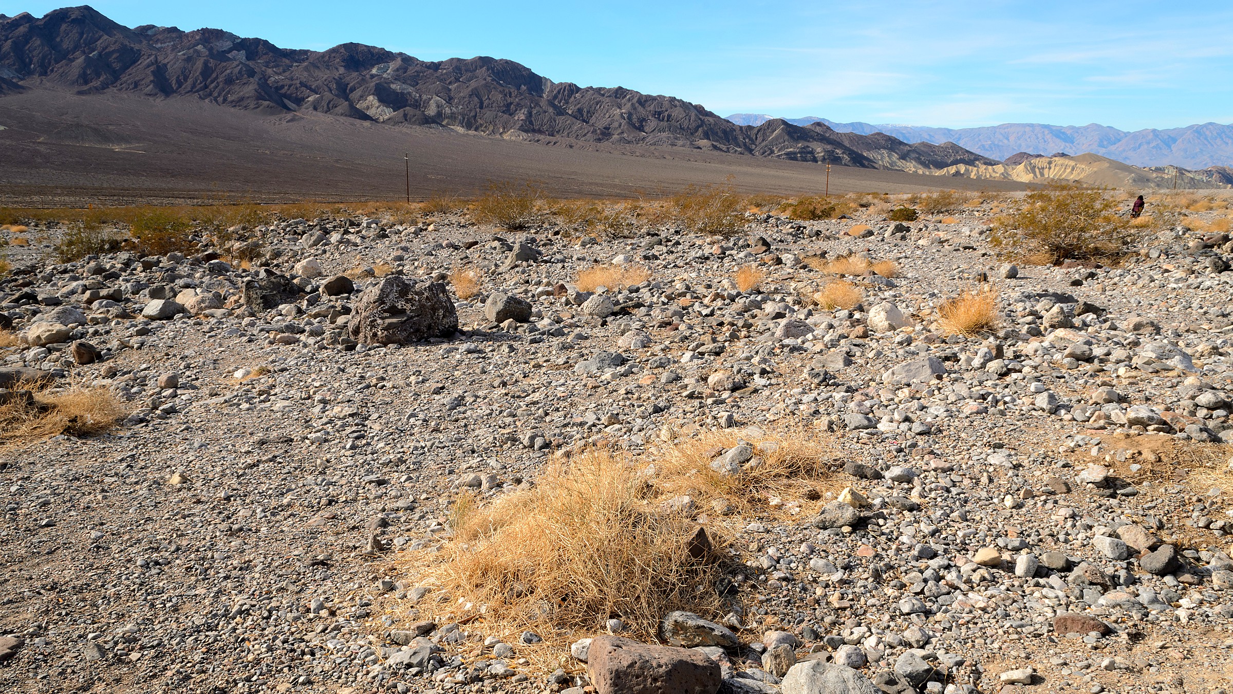 Landscape view in Death Valley National Park