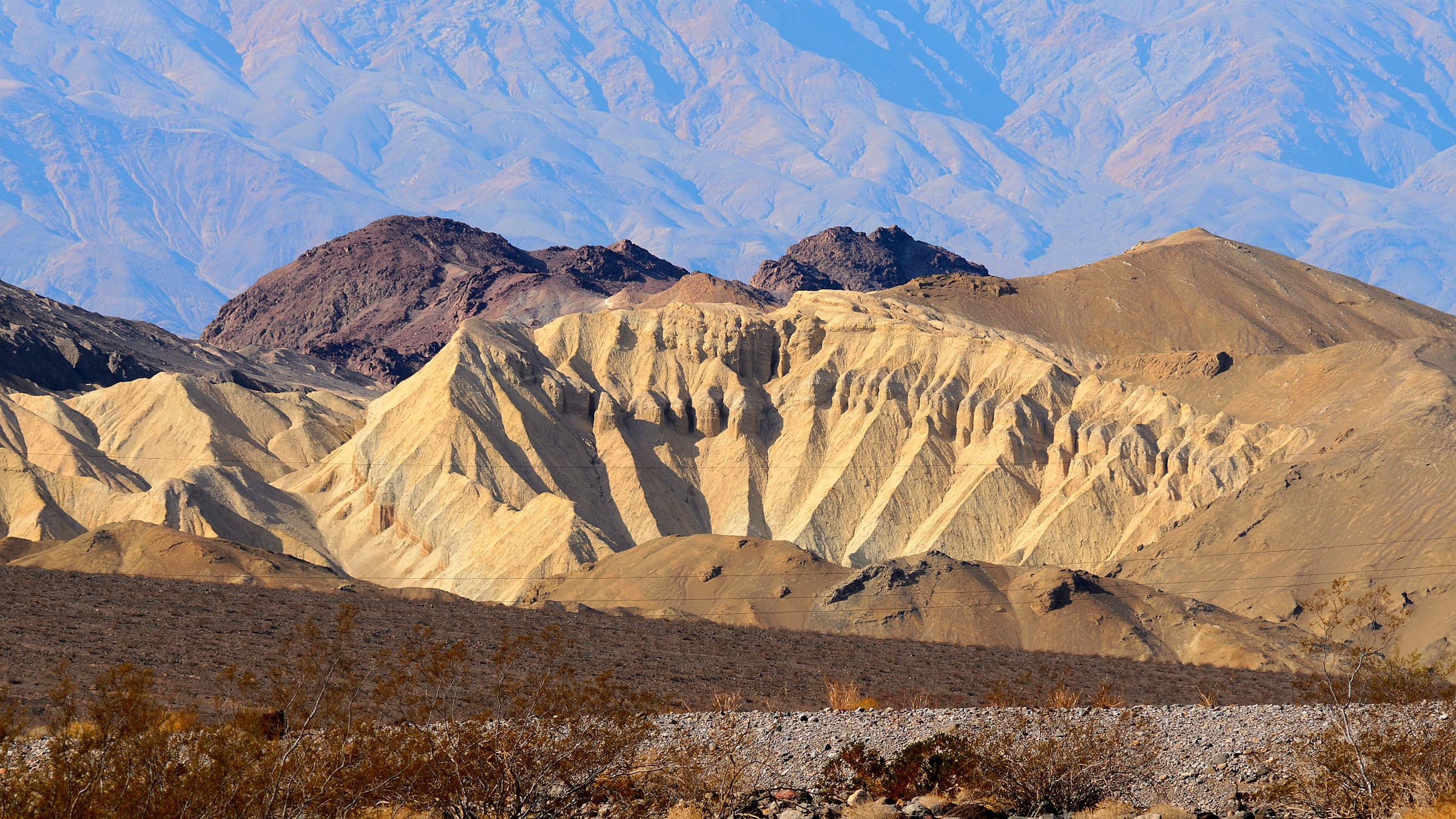 Zabriskie Point in Death Valley National Park