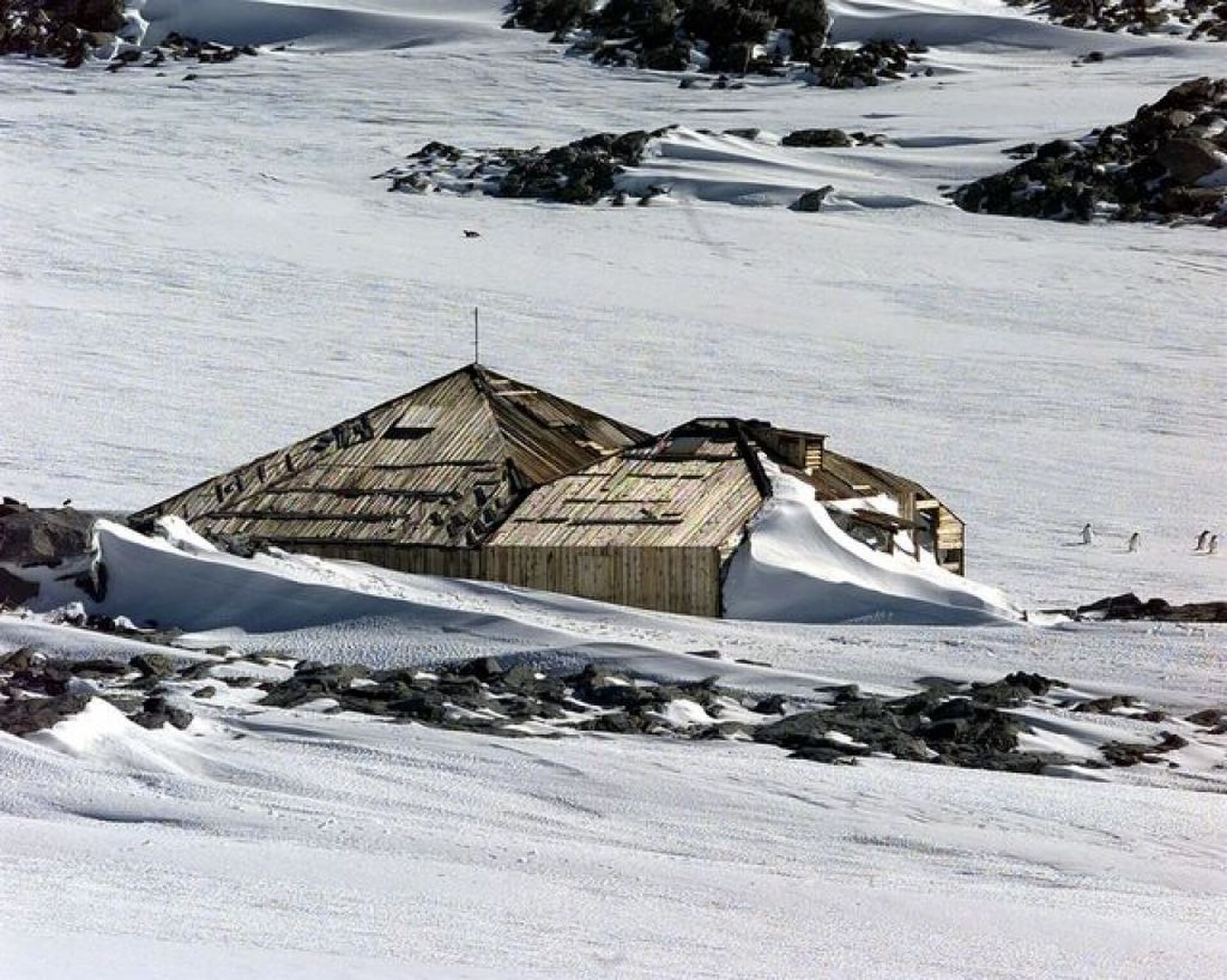 Mawson's Hut at Cape Denison in Antarctica.