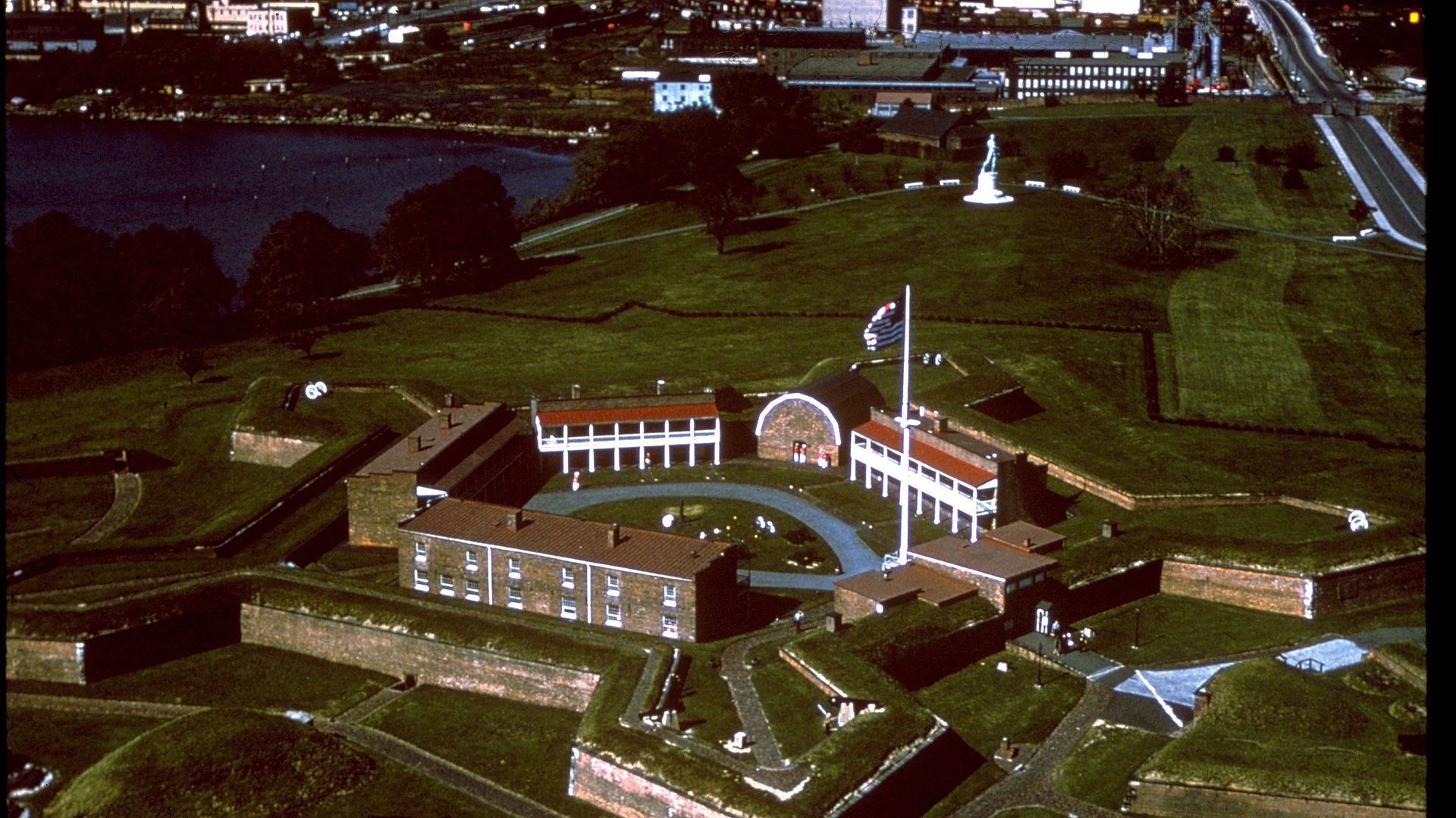 Detail feature at Fort McHenry National Monument and Historic Shrine