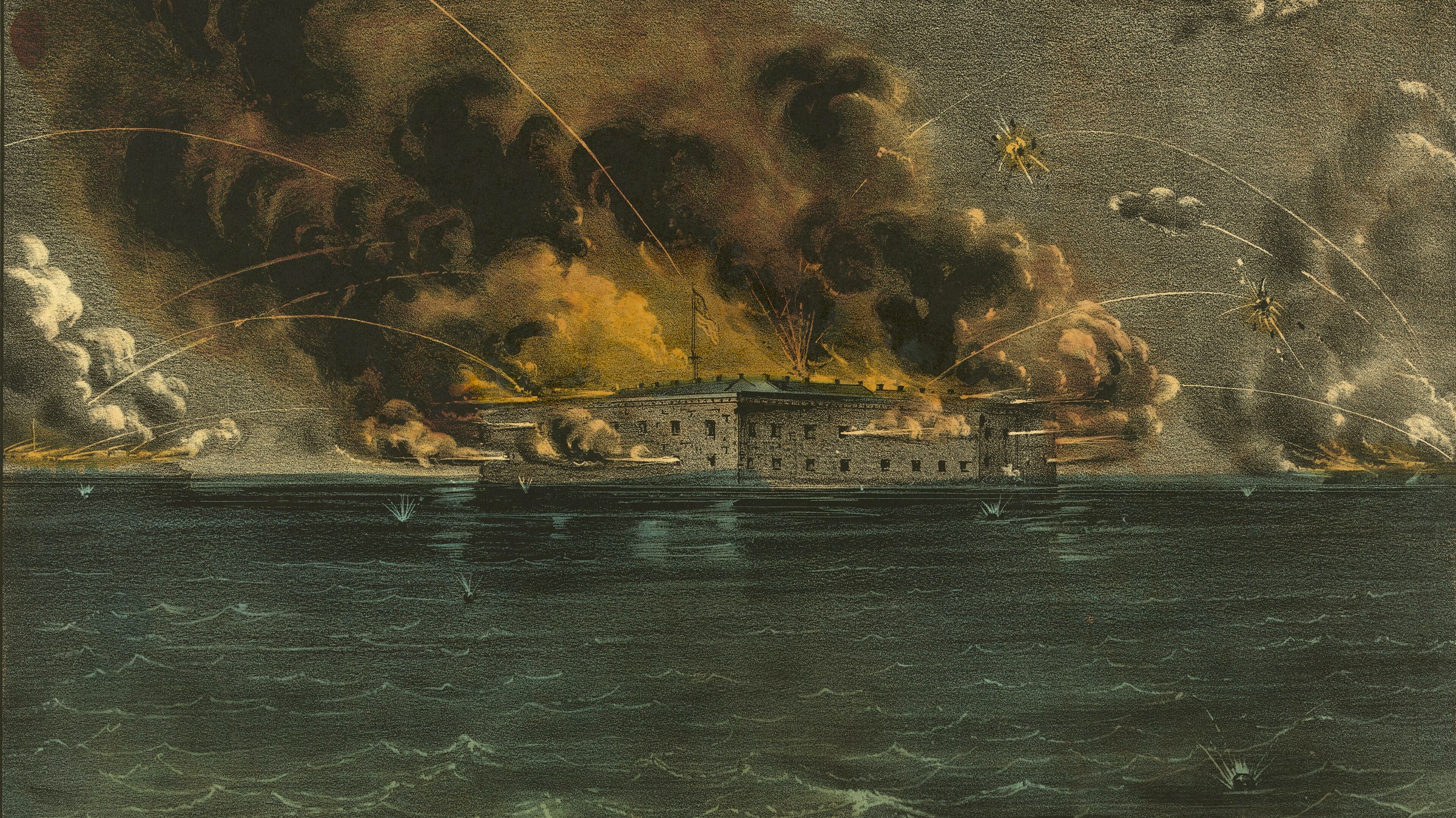 Landscape view at Fort Sumter and Fort Moultrie National Historical Park