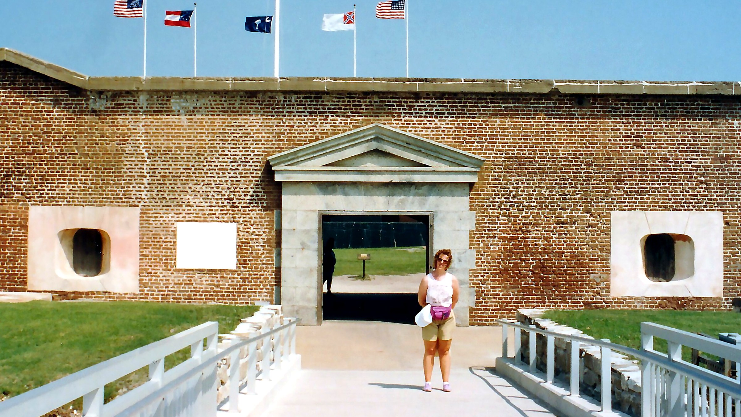 Fort Sumter island grounds at Fort Sumter and Fort Moultrie National Historical Park