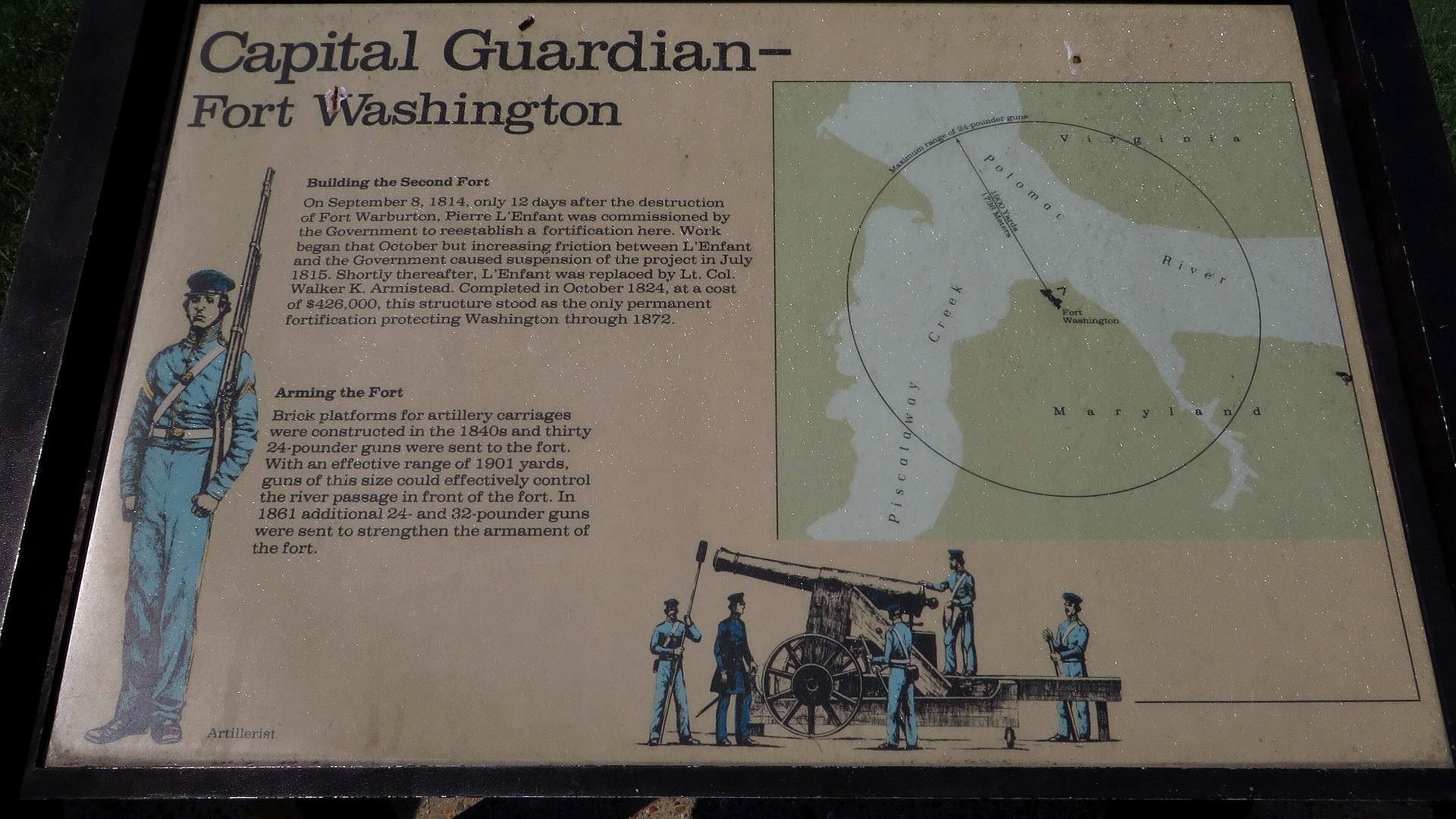 Historic fort exterior