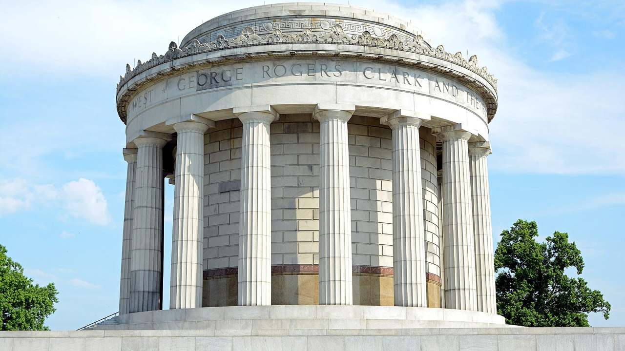 Classical river memorial