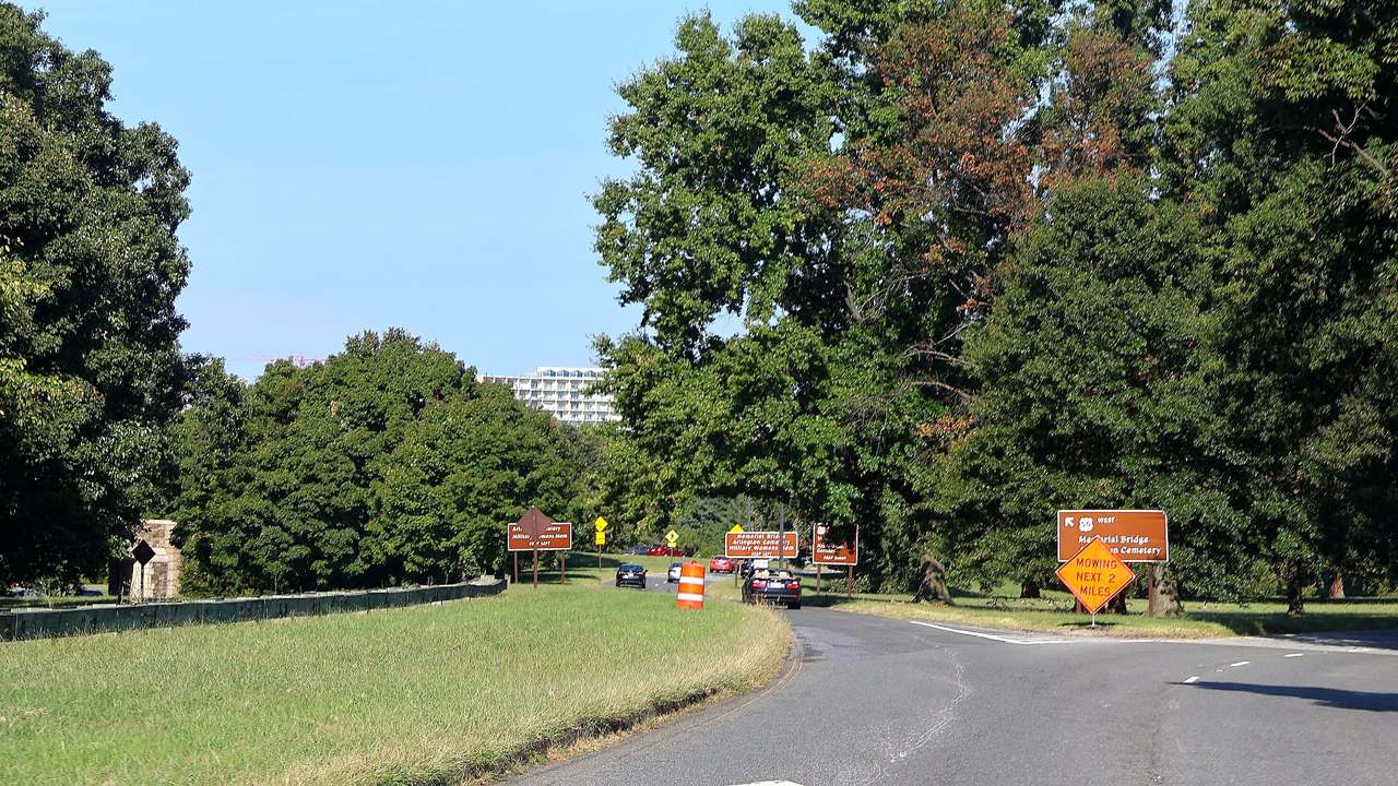 Visitor timing context at George Washington Memorial Parkway