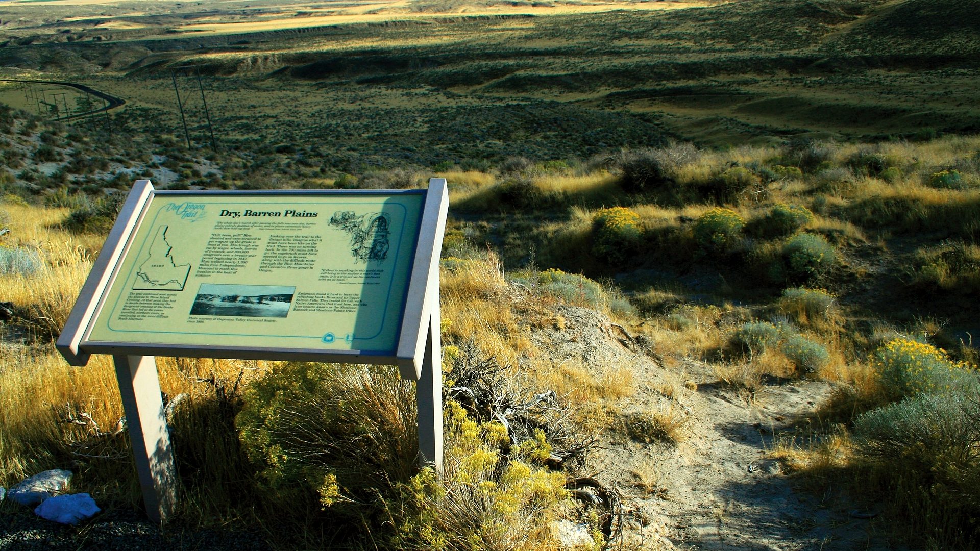 Hagerman Fossil Beds National Monument primary landscape