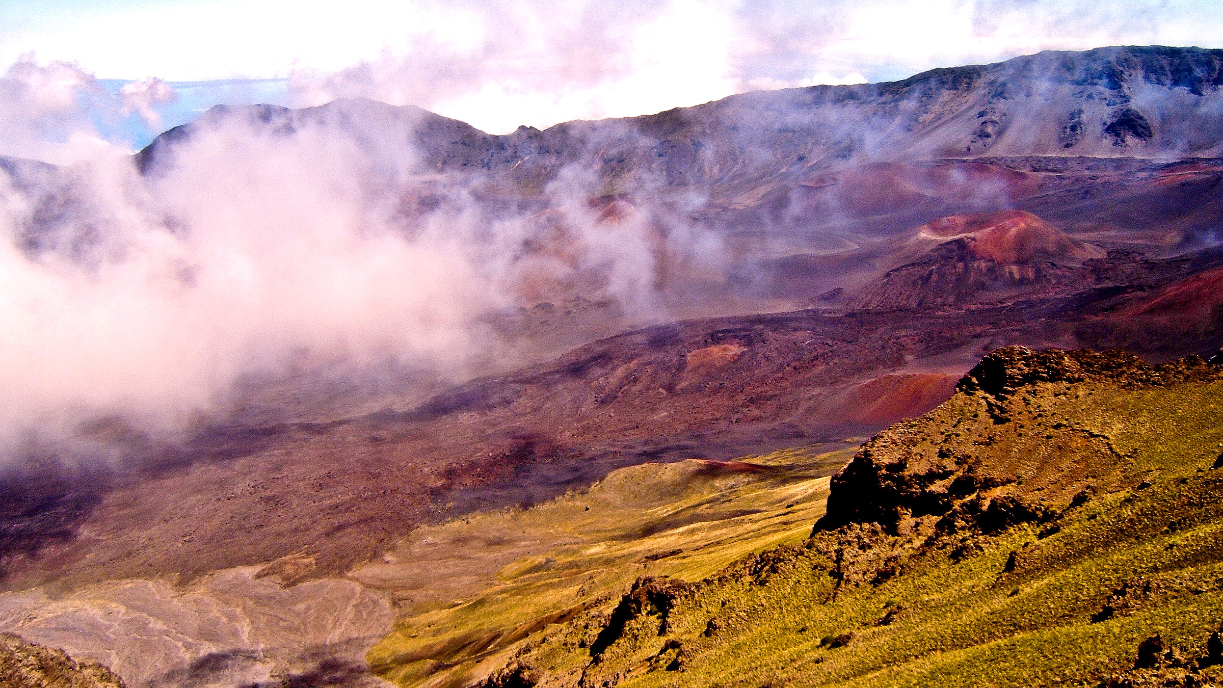 Trail and landscape conditions in Haleakala National Park