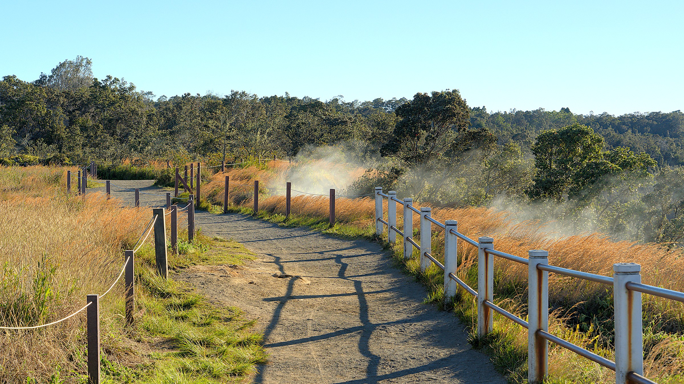 Kilauea overlooks in Hawaiʻi Volcanoes National Park
