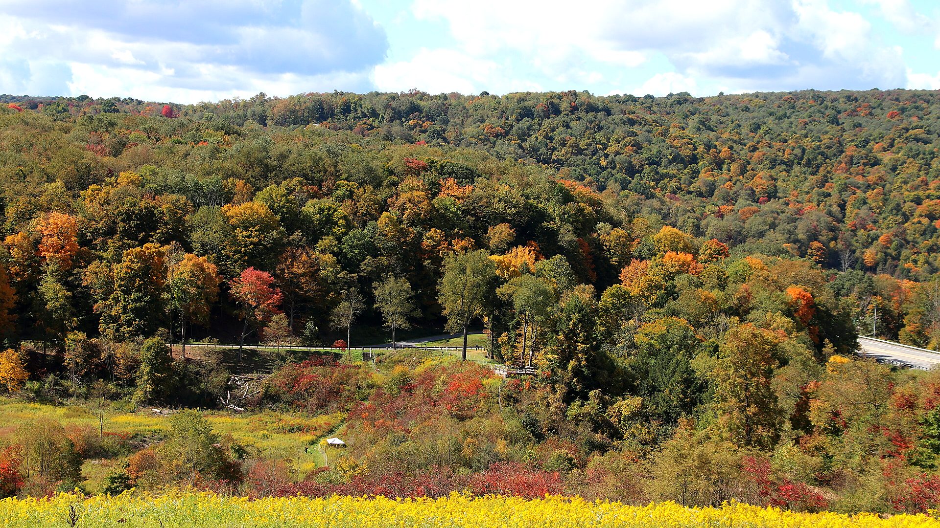 Flood valley overlook