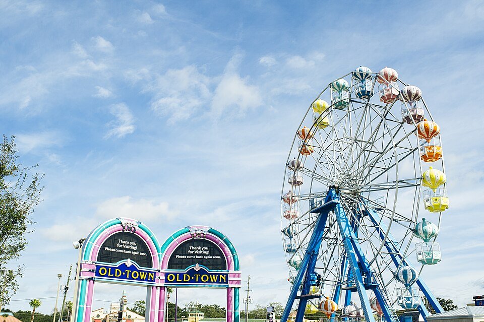 Old Town entrance in Kissimmee, Florida