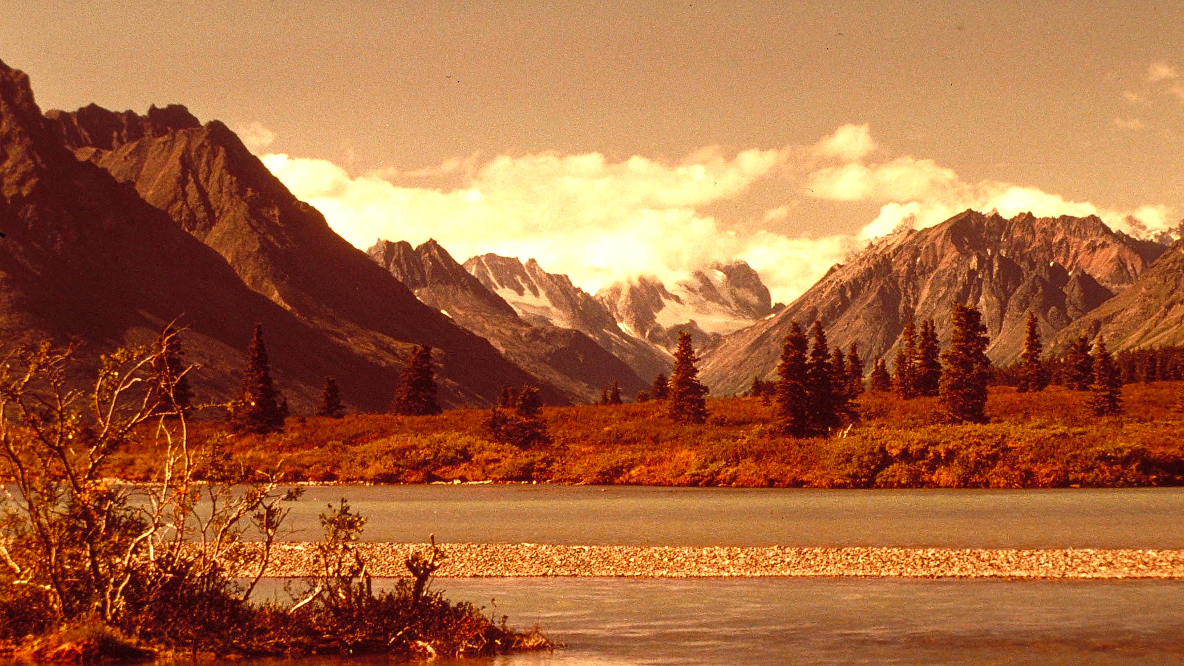 Twin Lakes in Lake Clark National Park