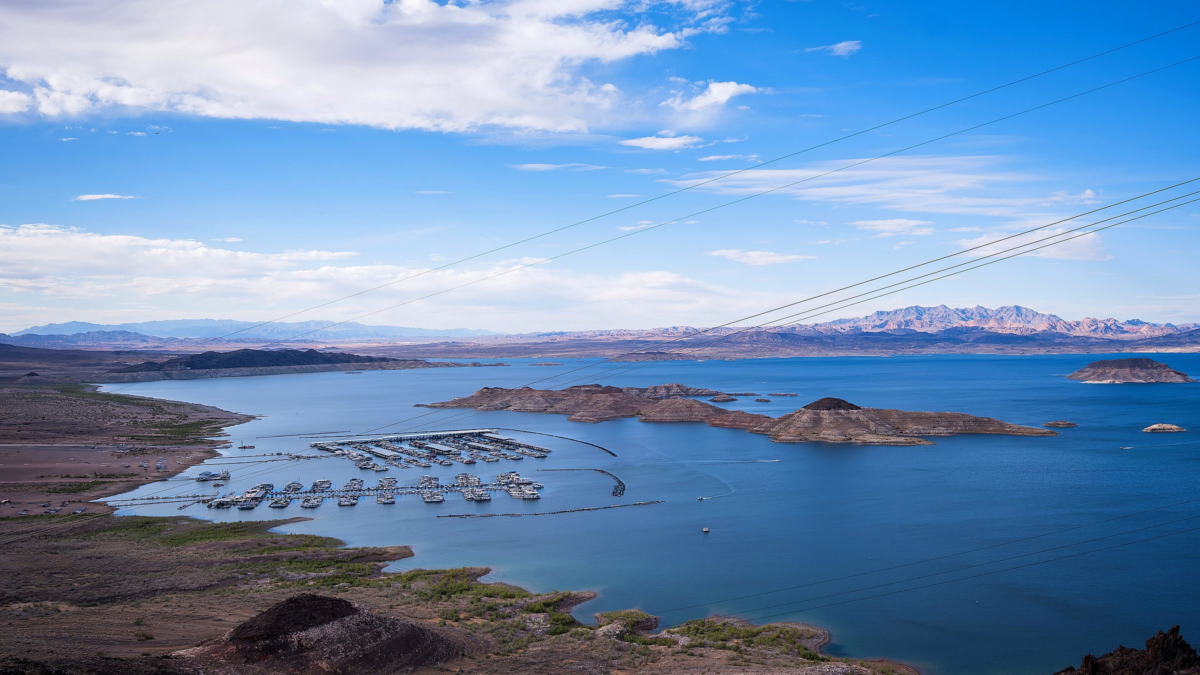 Scenic view at Lake Mead National Recreation Area