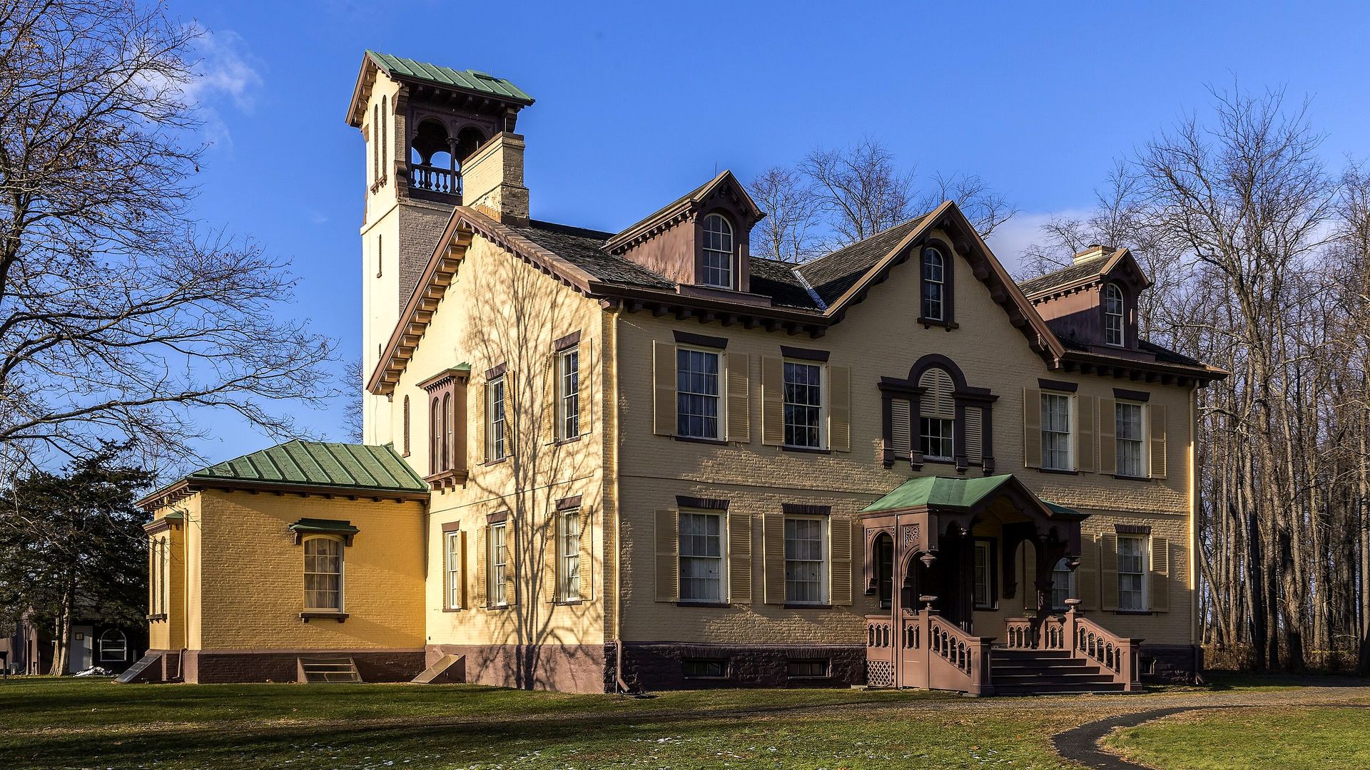 Wider setting around Martin Van Buren National Historic Site