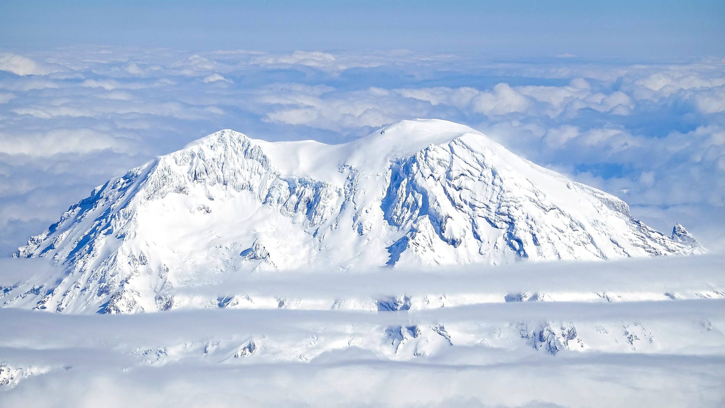 Landscape view in Mount Rainier National Park