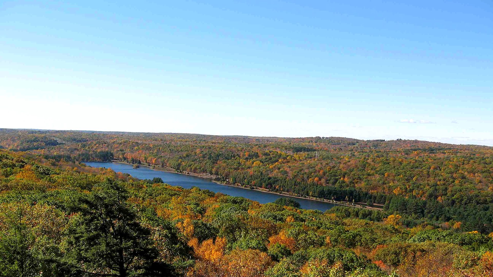 New England ridge view