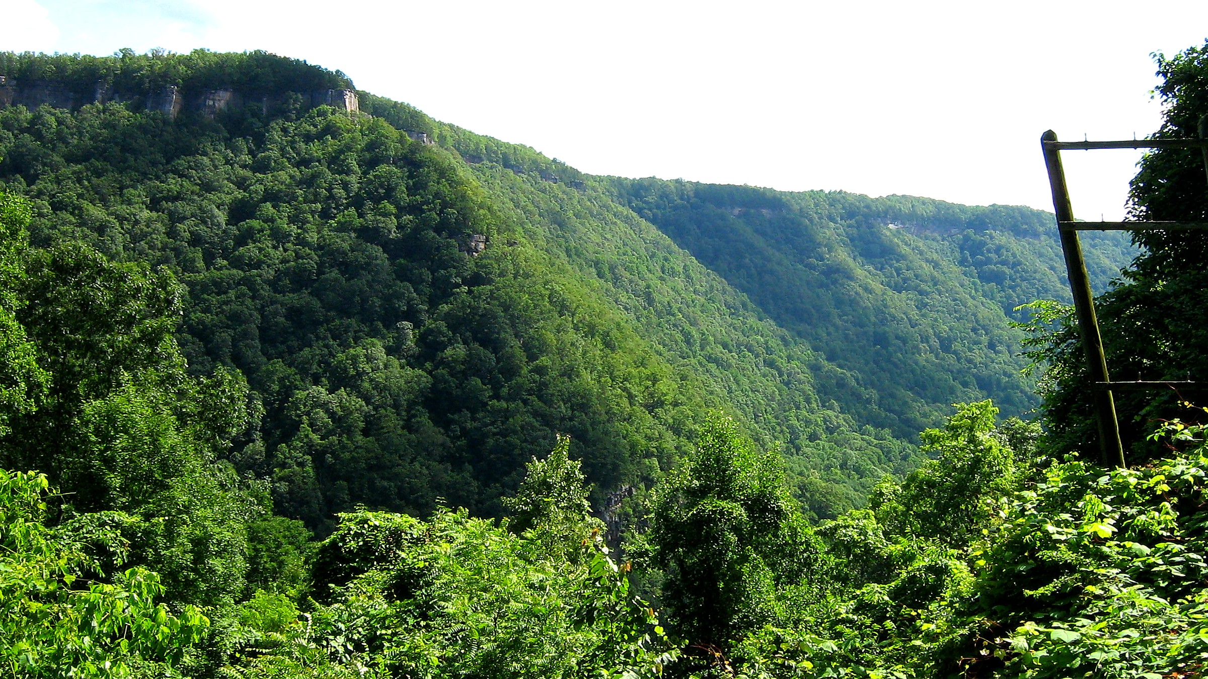 Endless Wall in New River Gorge National Park and Preserve