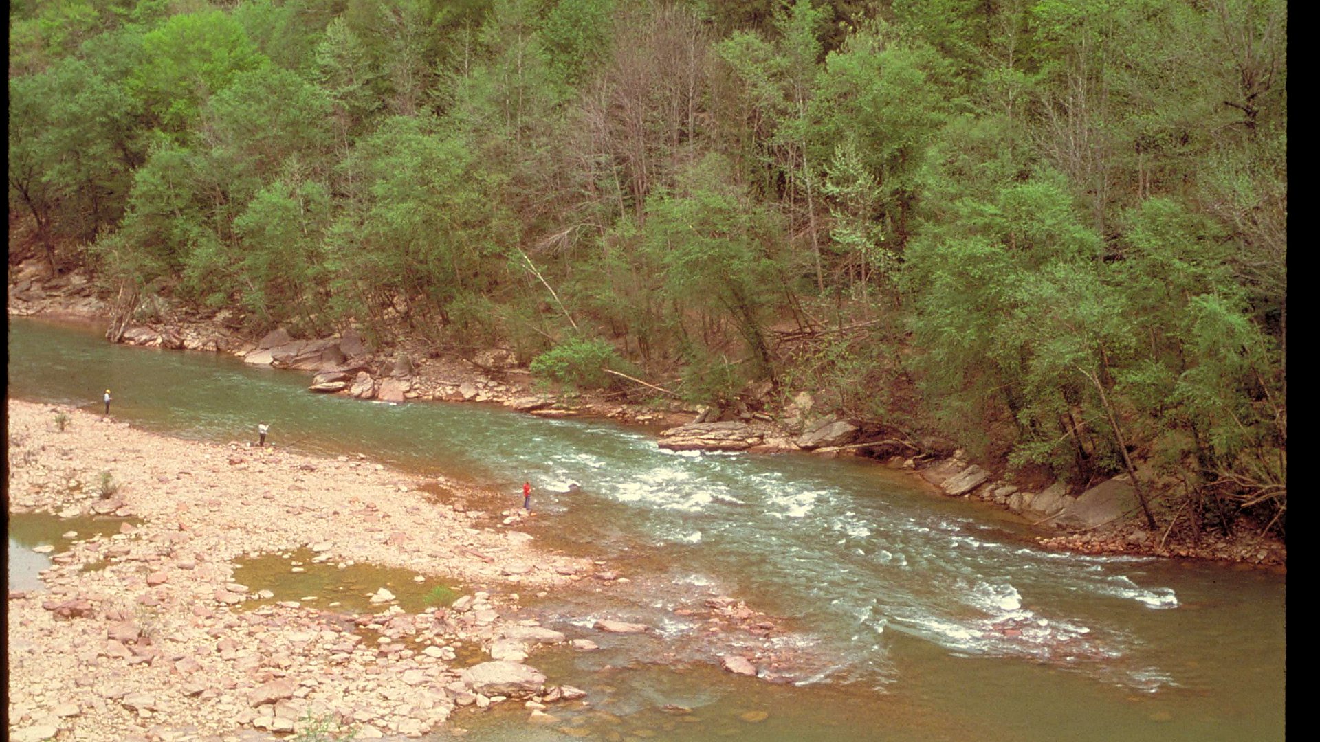 Wild river water