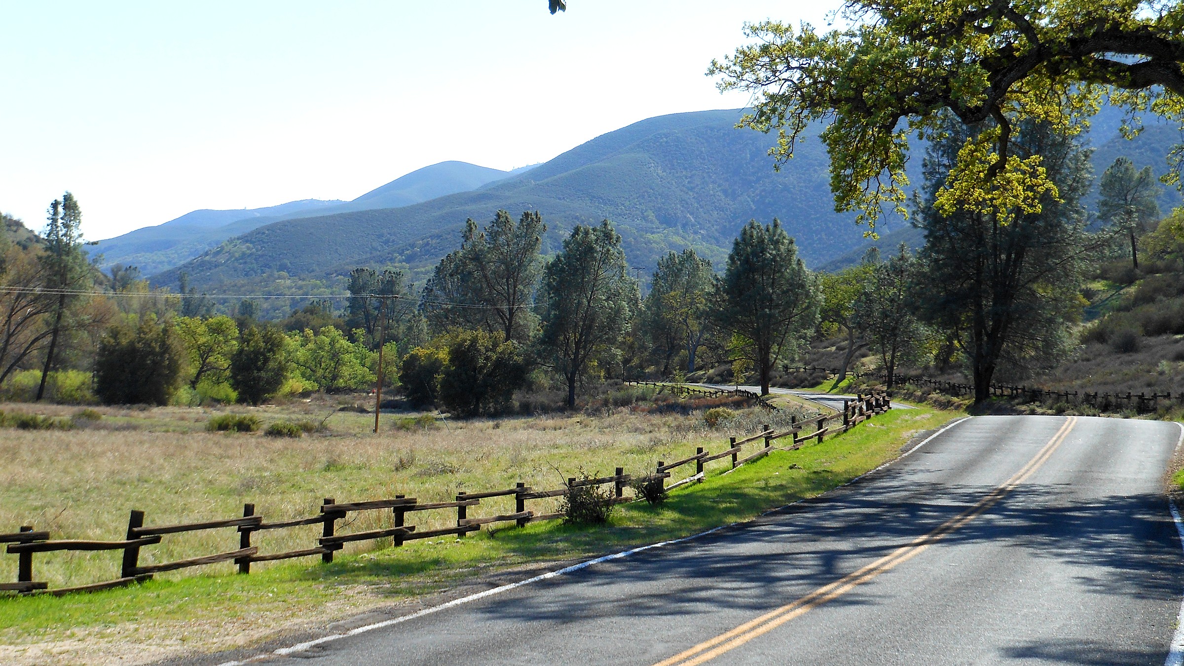 Landscape view in Pinnacles National Park
