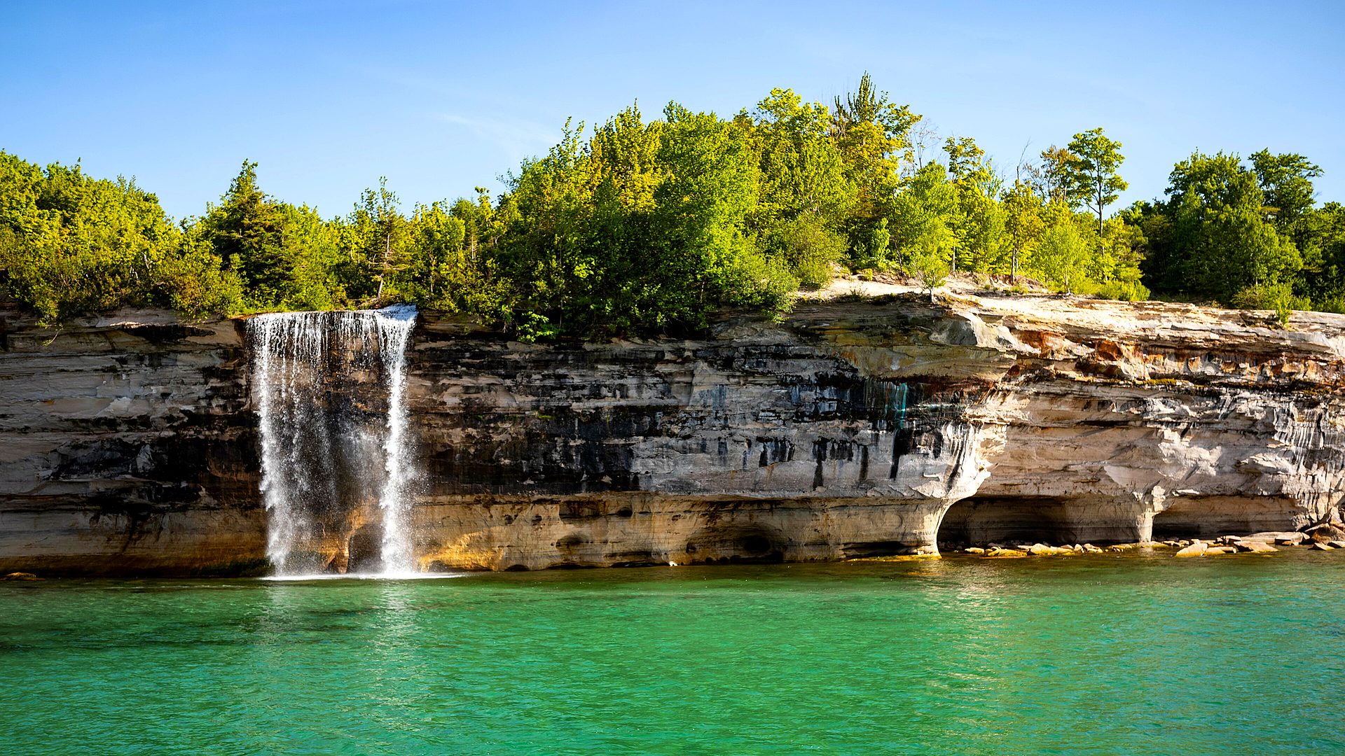 Pictured Rocks National Lakeshore landscape