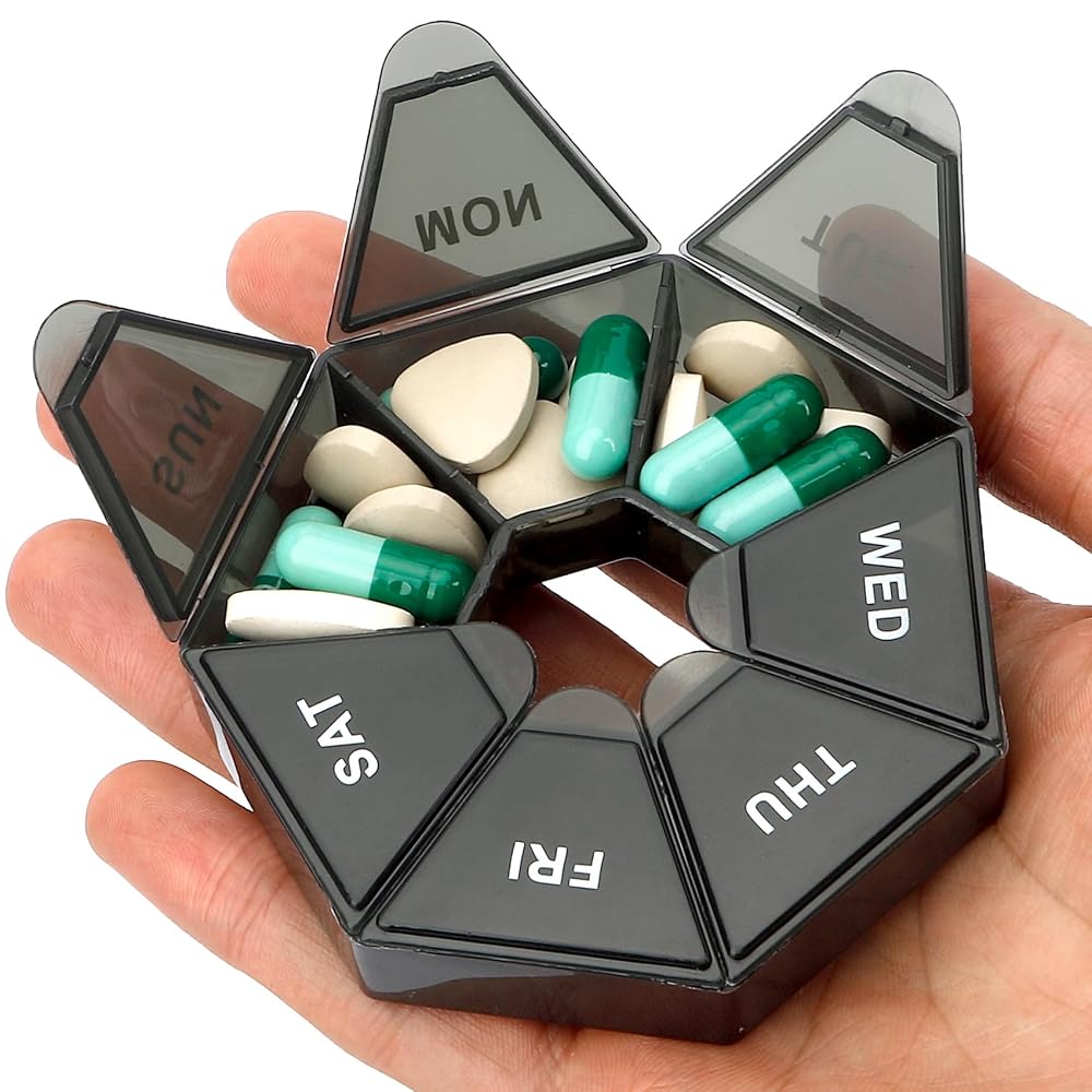 Pill Organizer, Pill Box, Small Pill Case, Medicine Pill Organizer 1