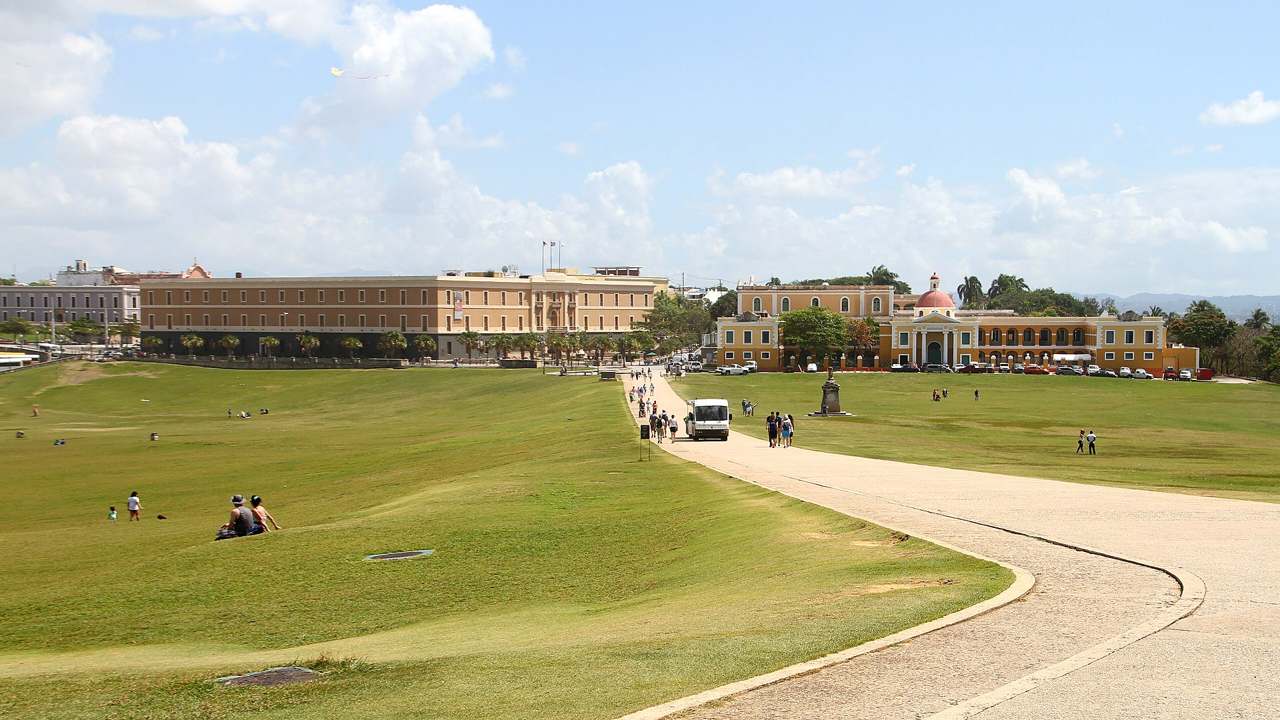 Caribbean fort ramparts