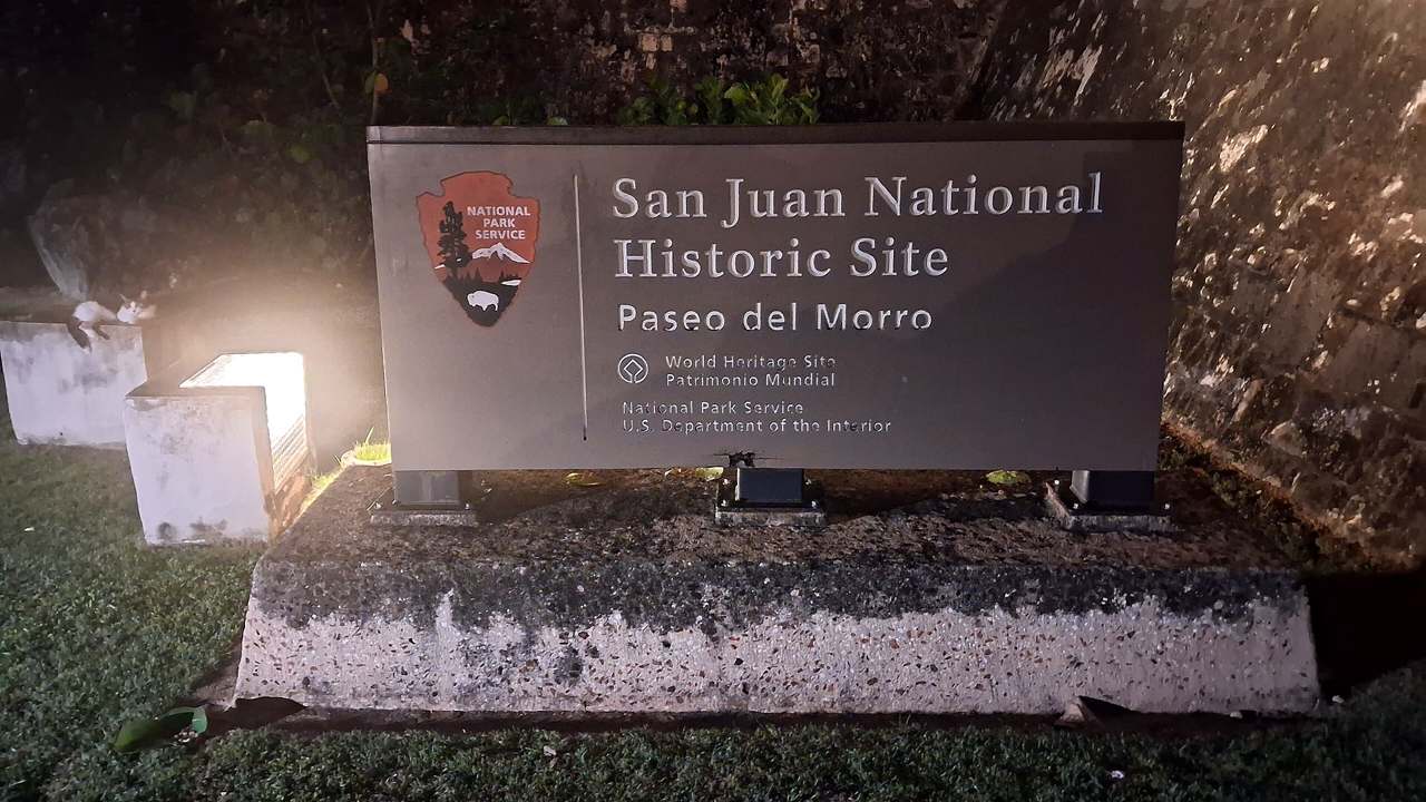 Visitor timing context at San Juan National Historic Site