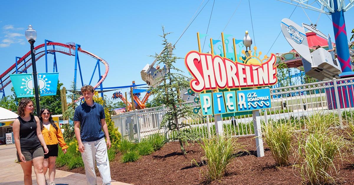 Six Flags Great Adventure Opens Shoreline Pier on The Boardwalk