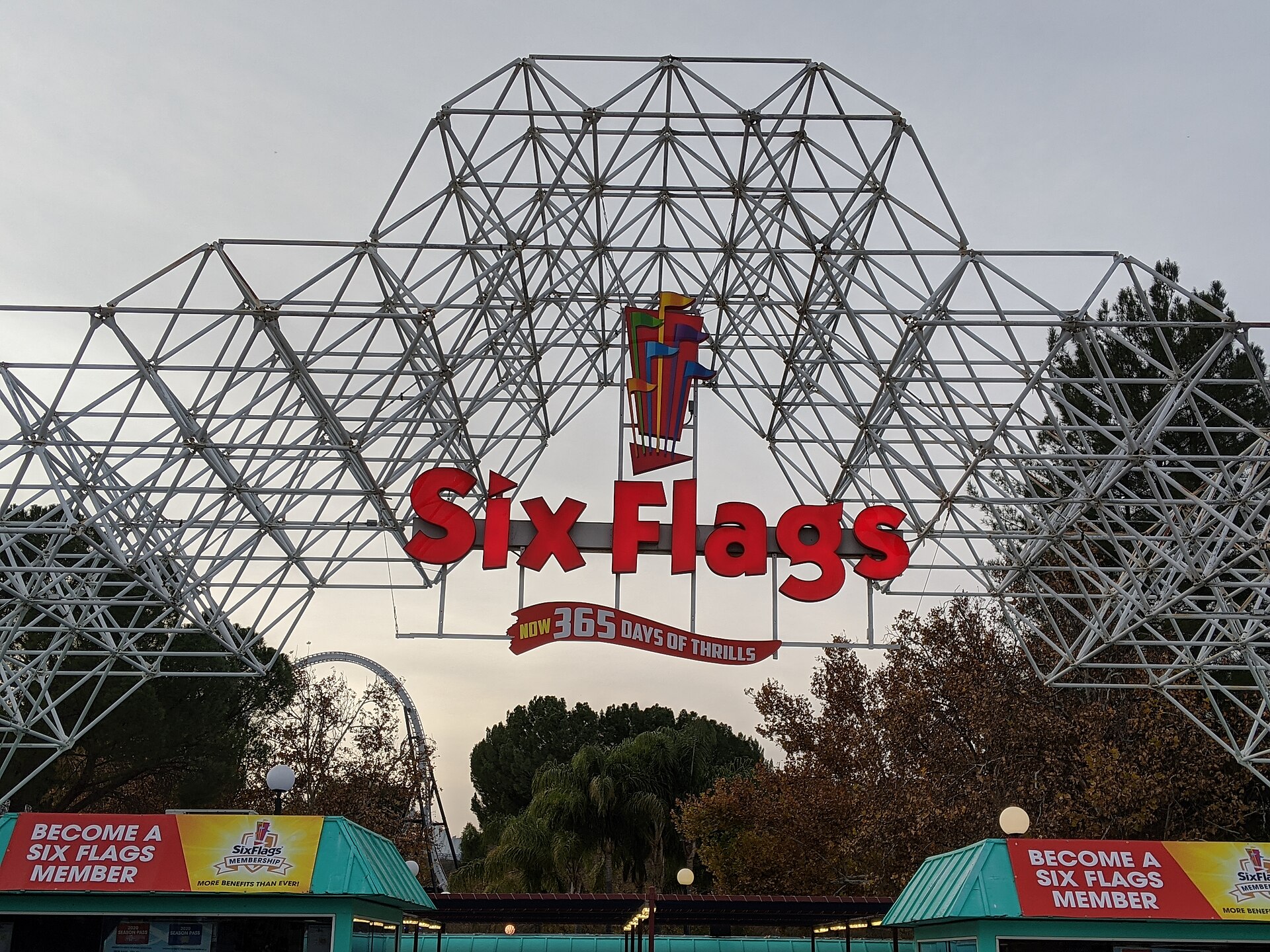 Six Flags Magic Mountain in Valencia, California