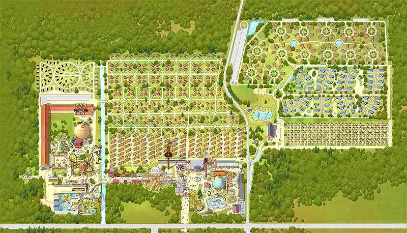 Official Slagharen park map for 2026