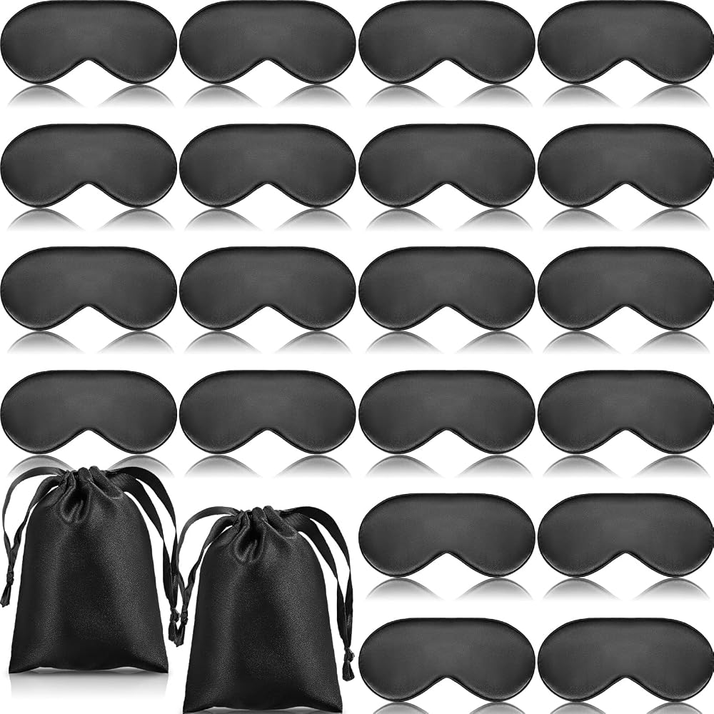 20 Pack Silk Style Sleep Masks