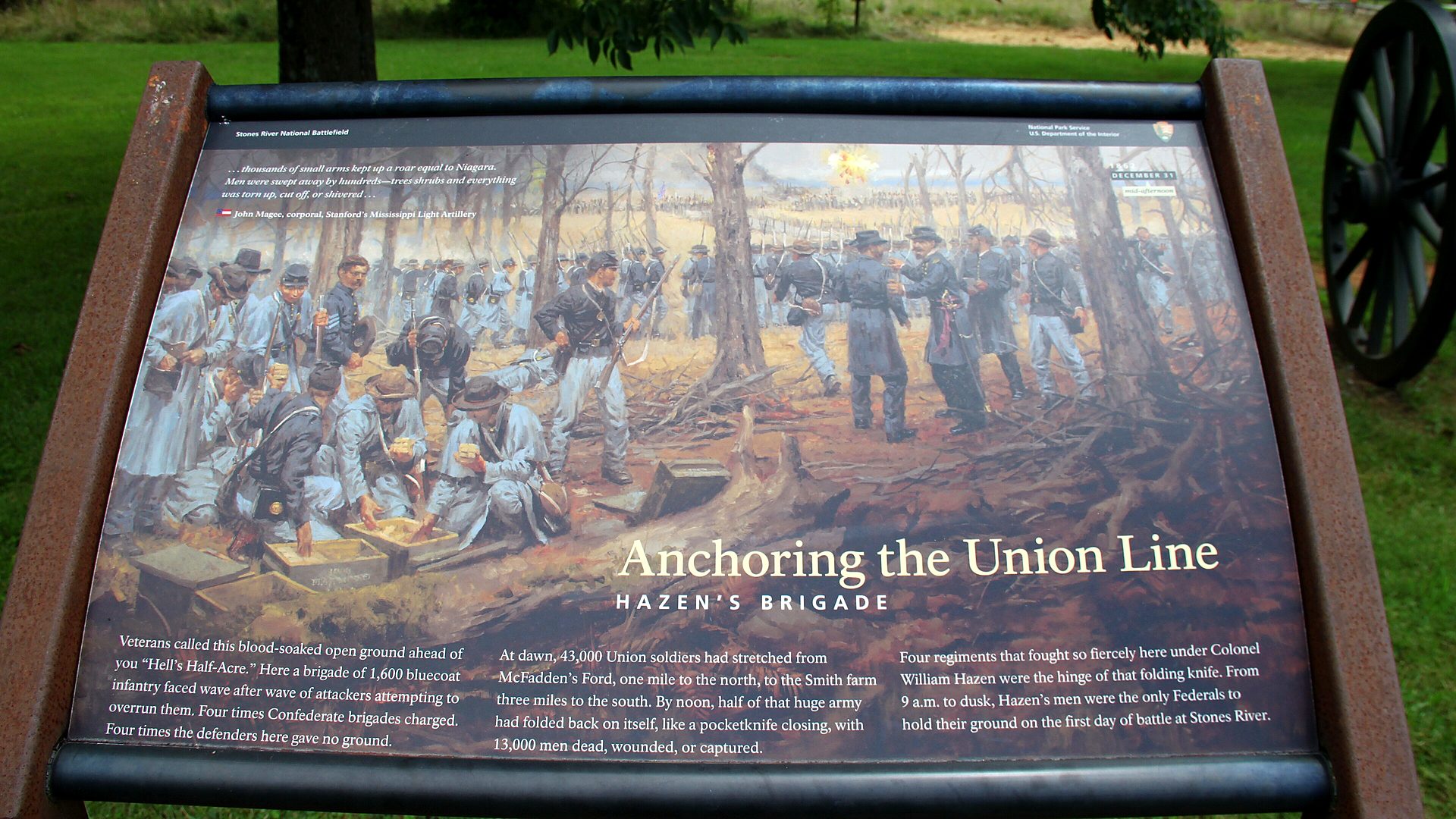 National cemetery landscape