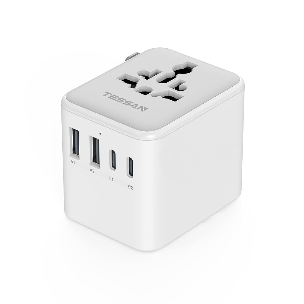 TESSAN Universal Adapter Dual USB