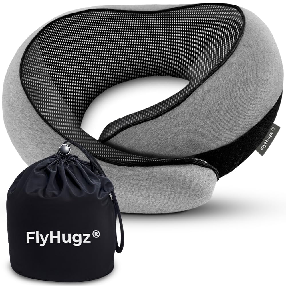 FlyHugz Memory Foam Neck Pillow
