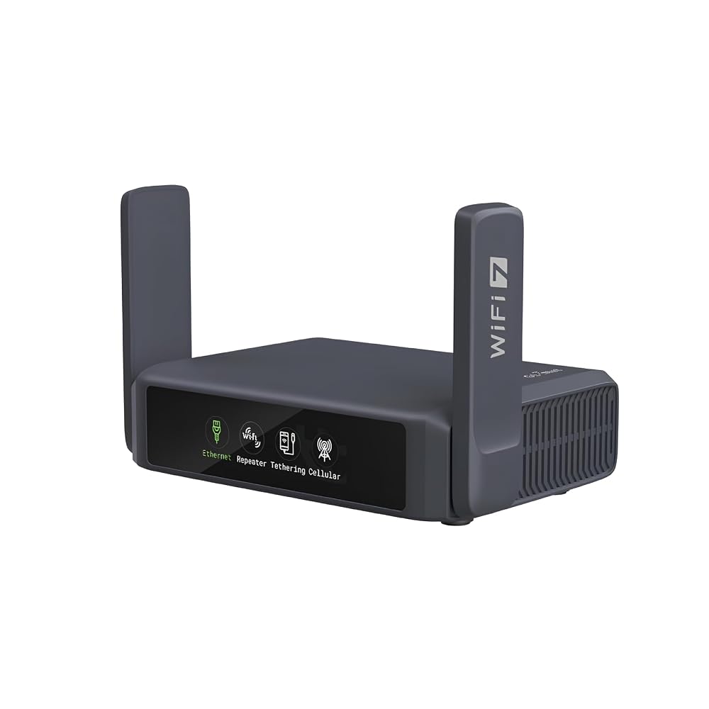 GL.iNet GL-BE3600 (Slate 7) Portable Travel Router, Pocket Dual-Band