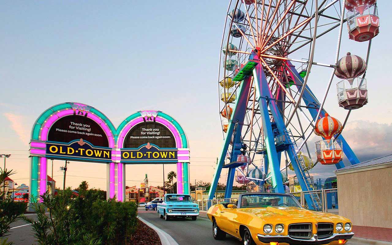 Old Town Entertainment District in Kissimmee