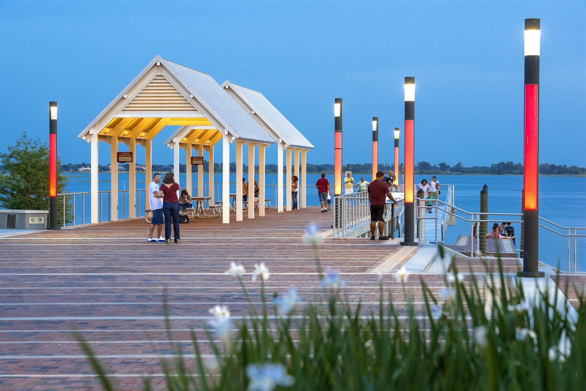 Kissimmee Lakefront Park waterfront pavilion