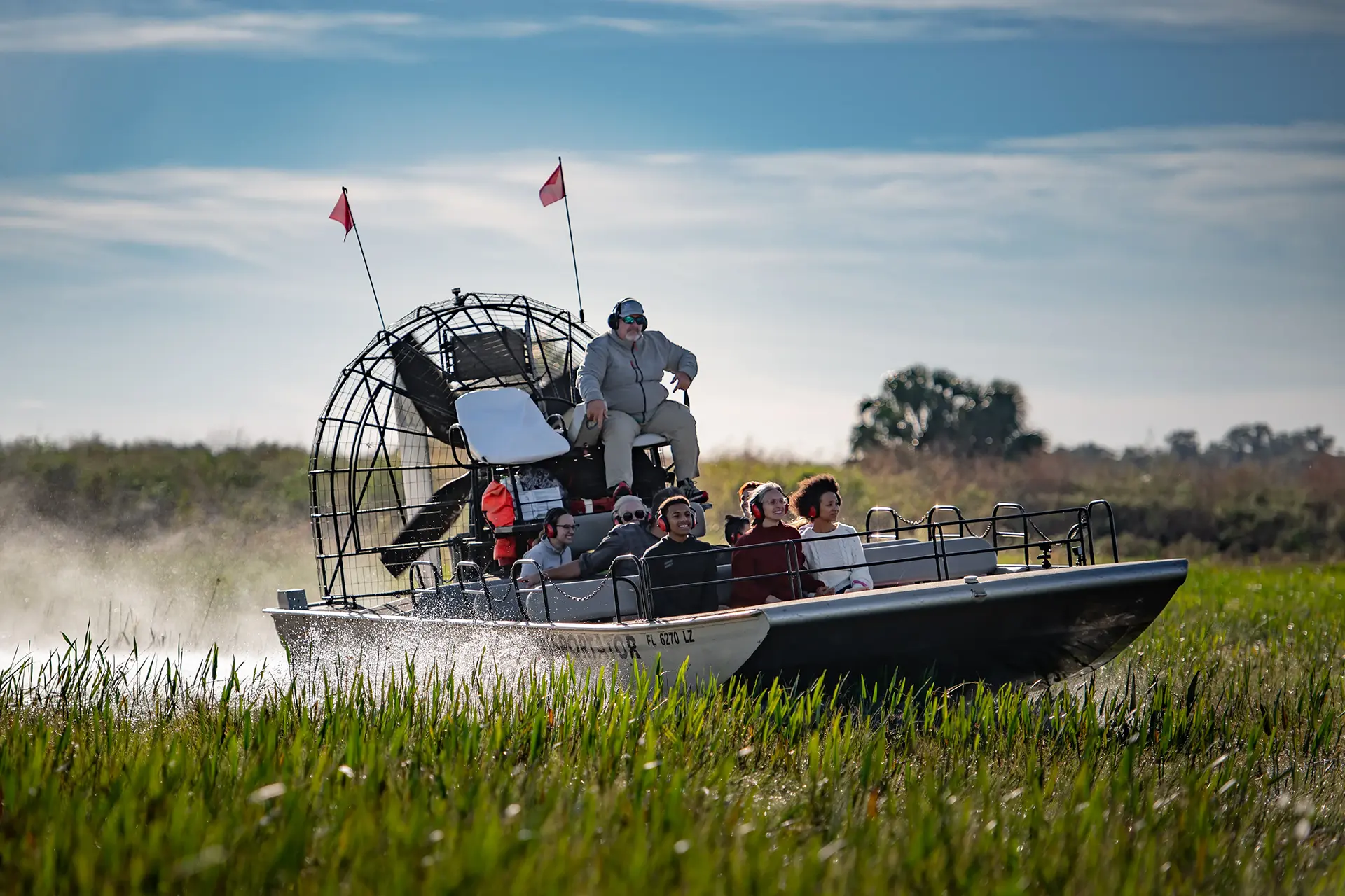 Airboat adventure at Boggy Creek near Kissimmee