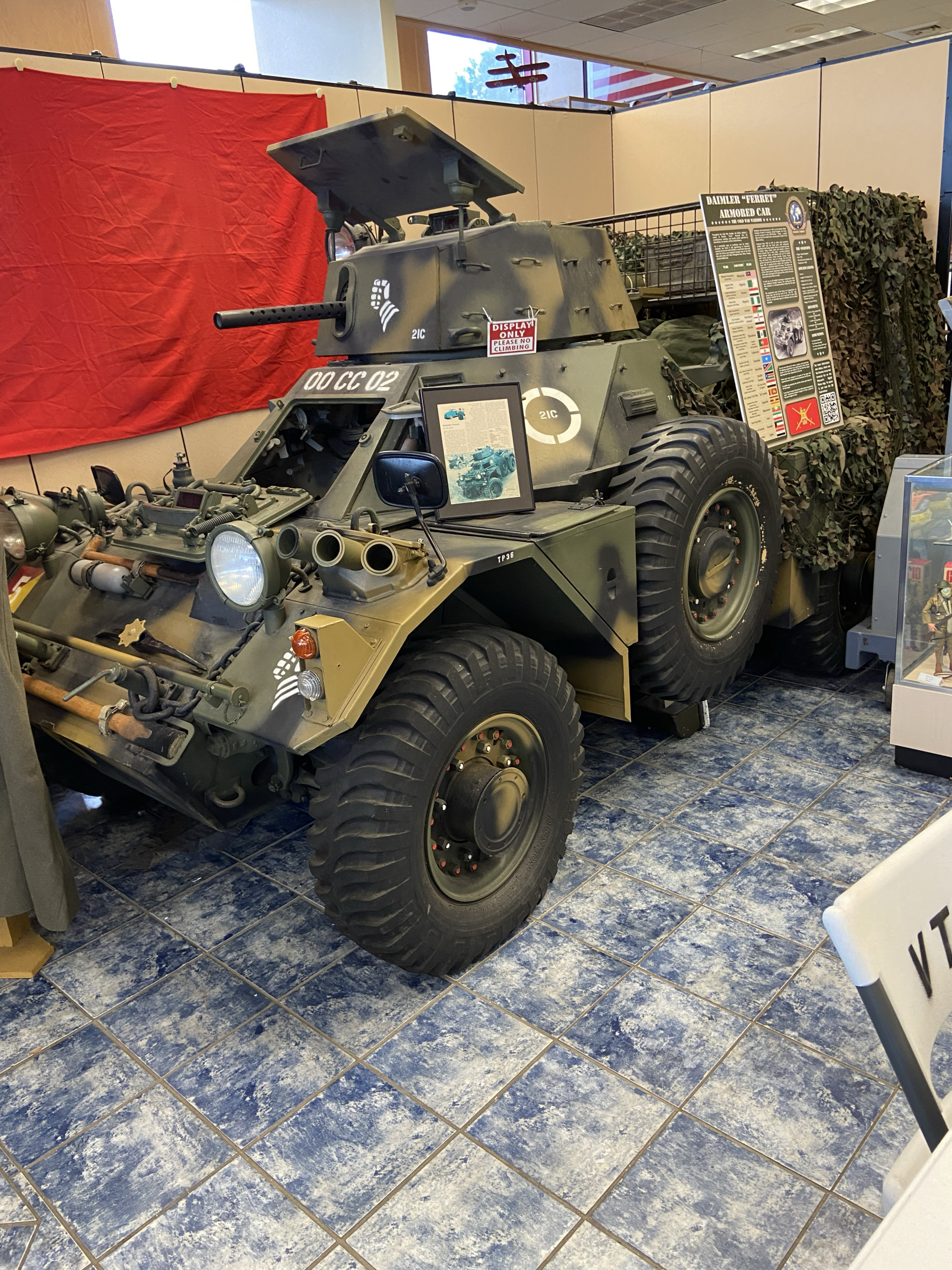 Armored vehicle at the Museum of Military History in Kissimmee