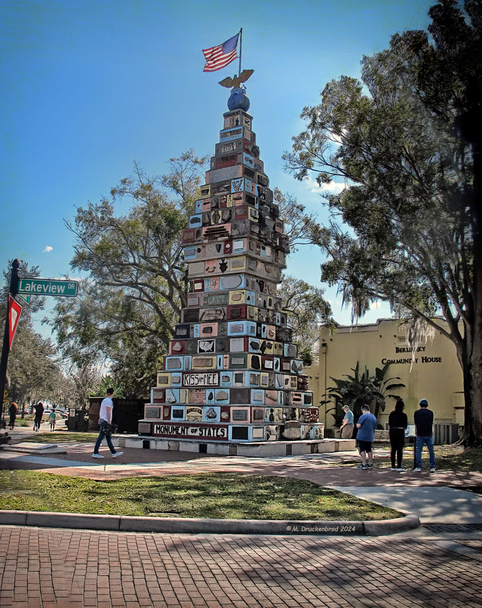 Monument of States in downtown Kissimmee