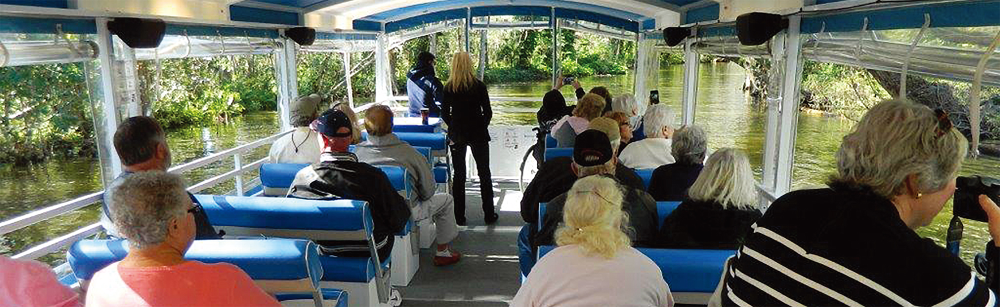Dora Canal boat tour near Mount Dora