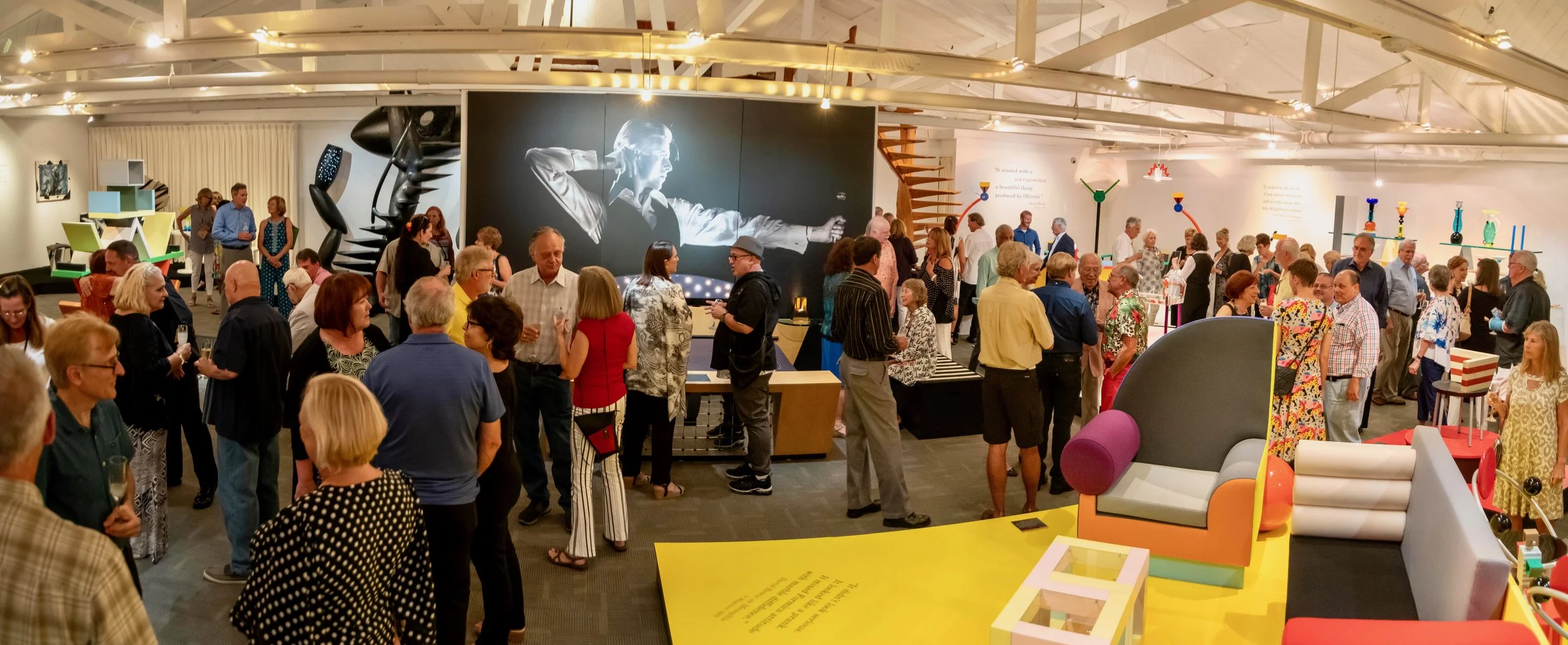 Gallery interior at Modernism Museum Mount Dora