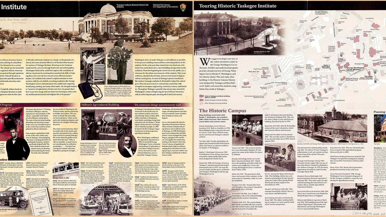 Brick campus landmark