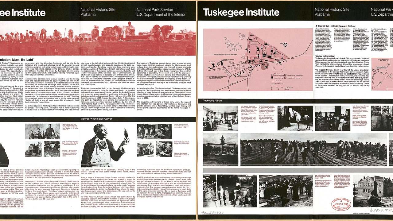 Visitor timing context at Tuskegee Institute National Historic Site