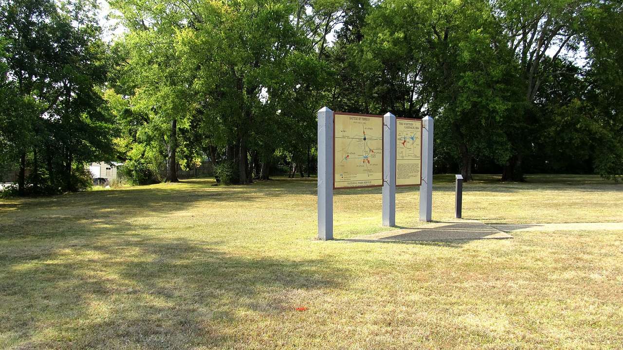 Visitor timing context at Tupelo National Battlefield