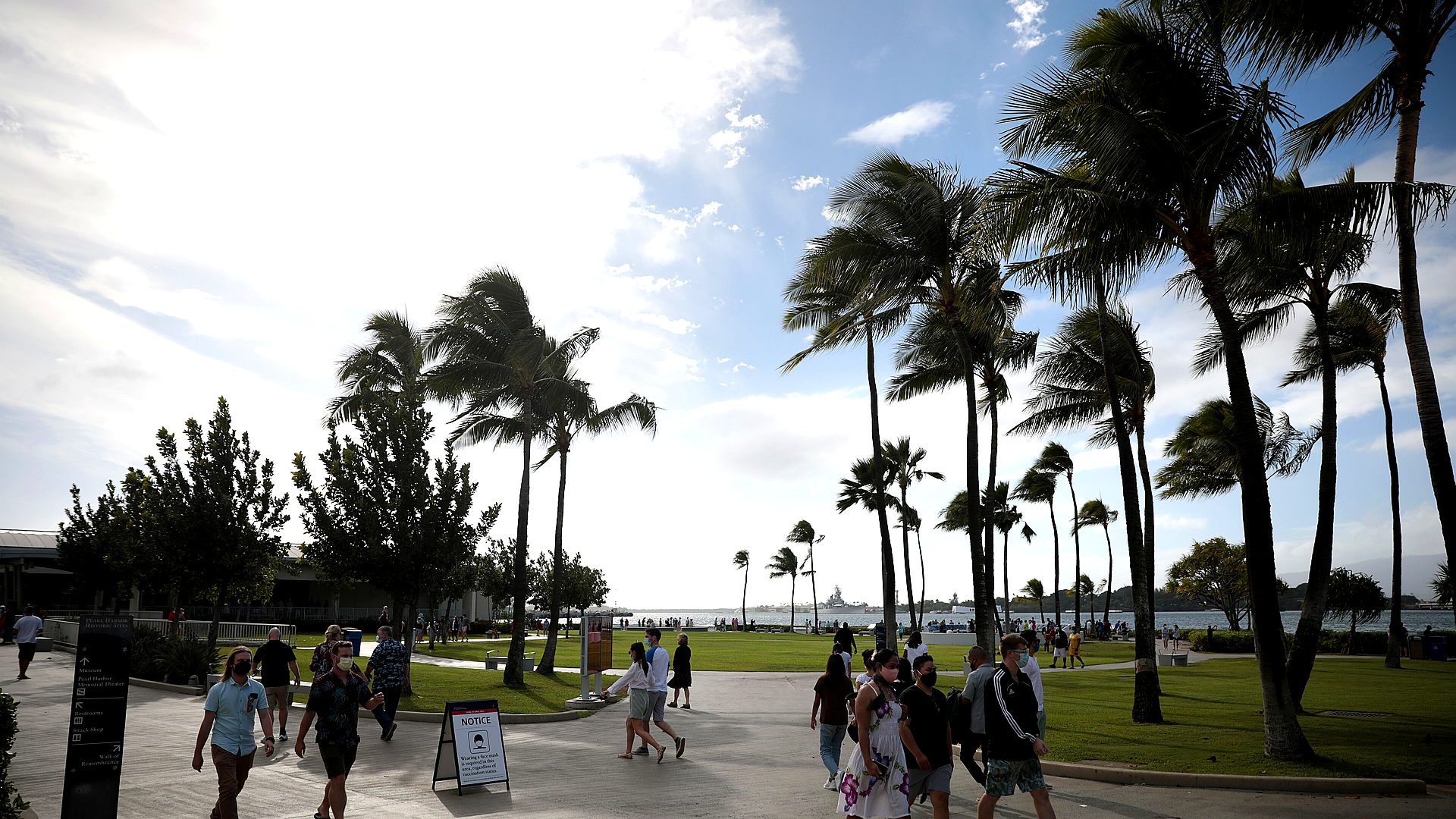 Pearl Harbor National Memorial primary landscape