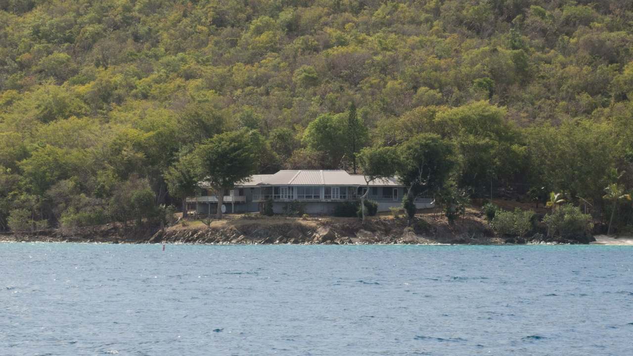 Harbor and hills