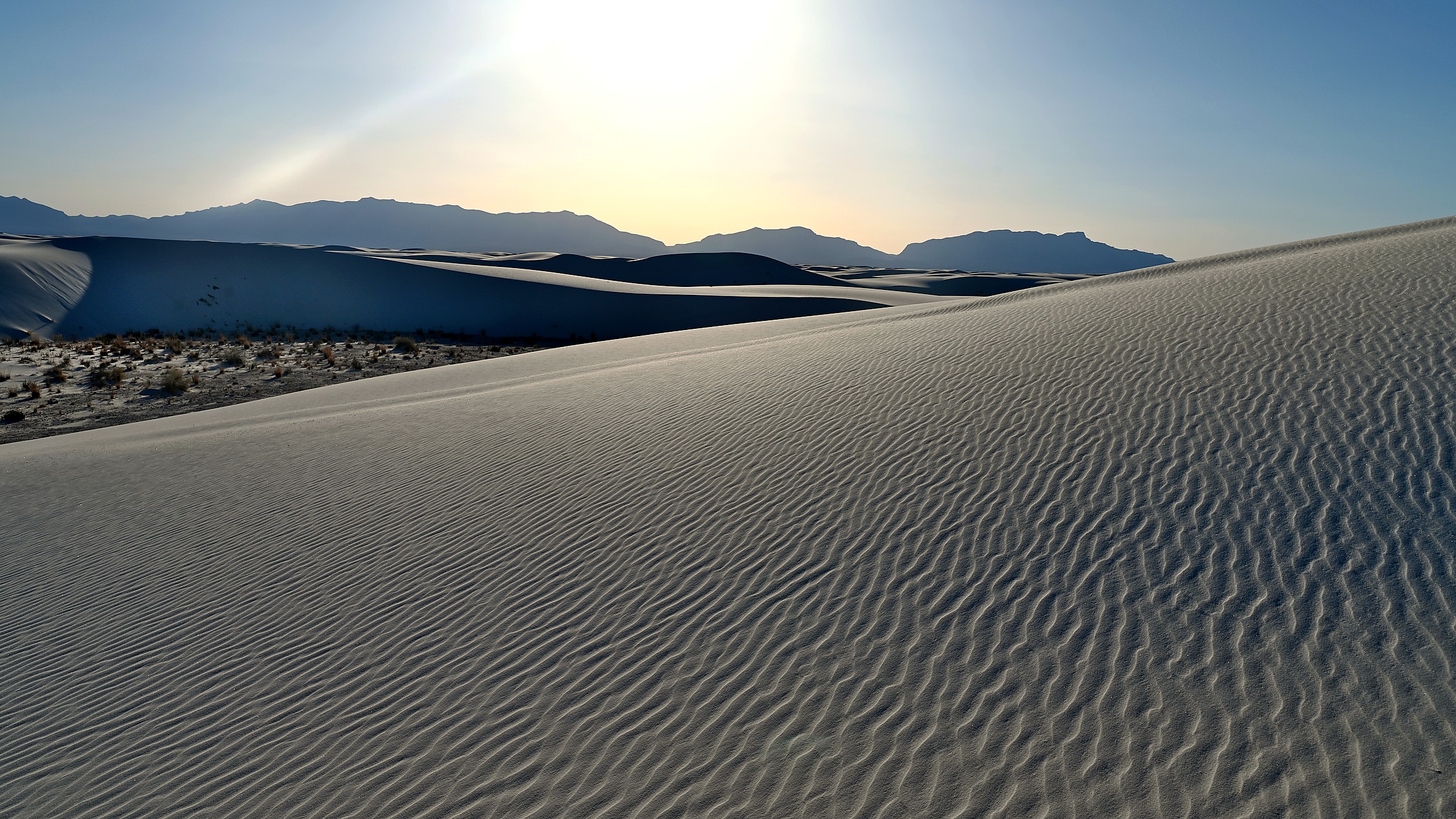 Detail view in White Sands National Park