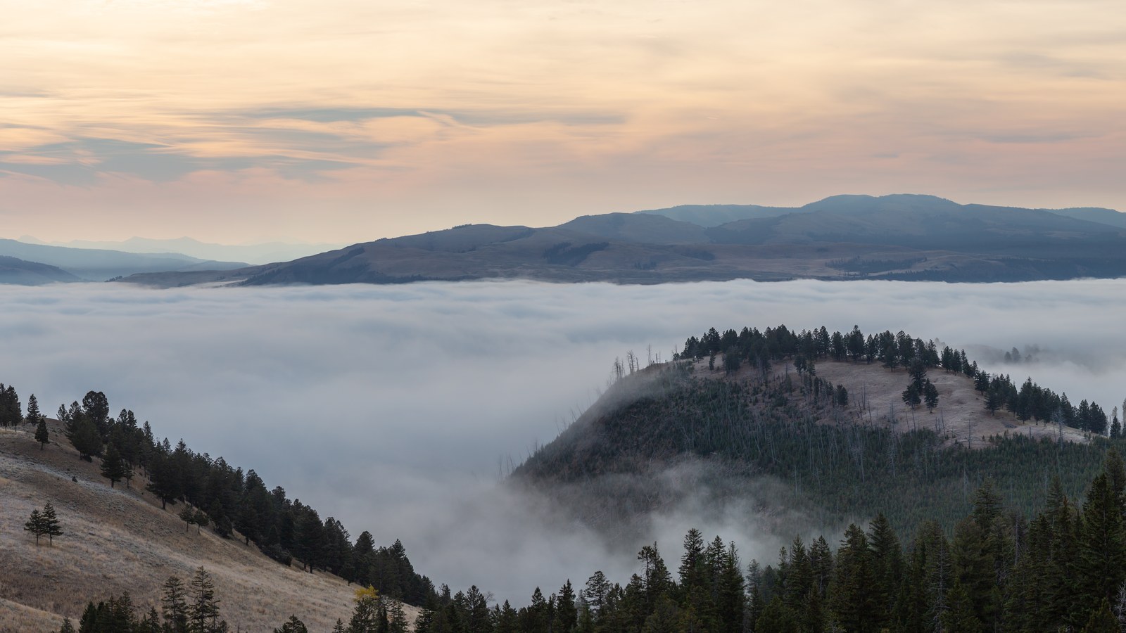 Yellowstone scenic landscape for RV trip planning