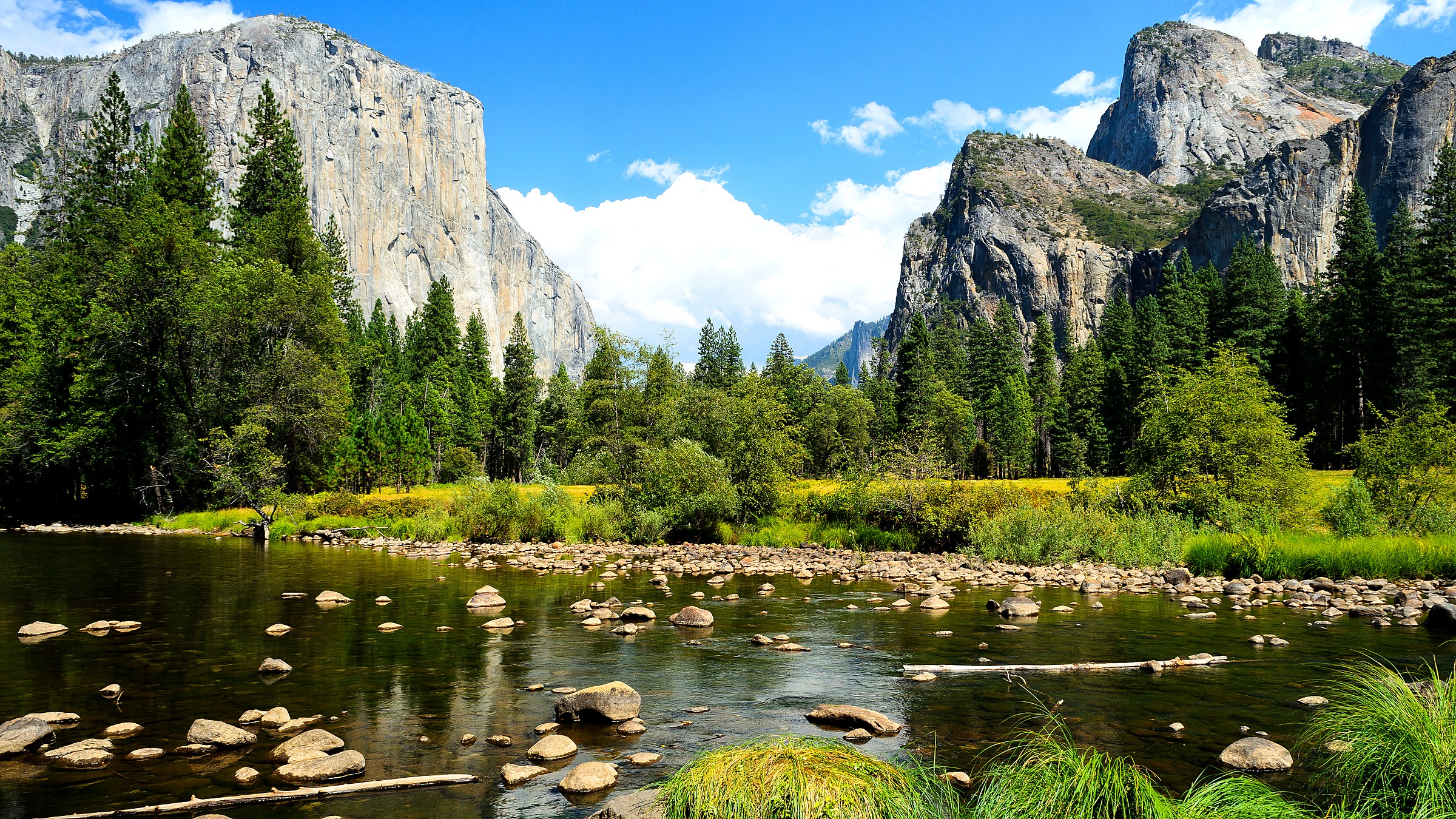 Landscape view in Yosemite National Park